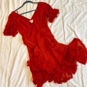 Cinq a sept silk dress